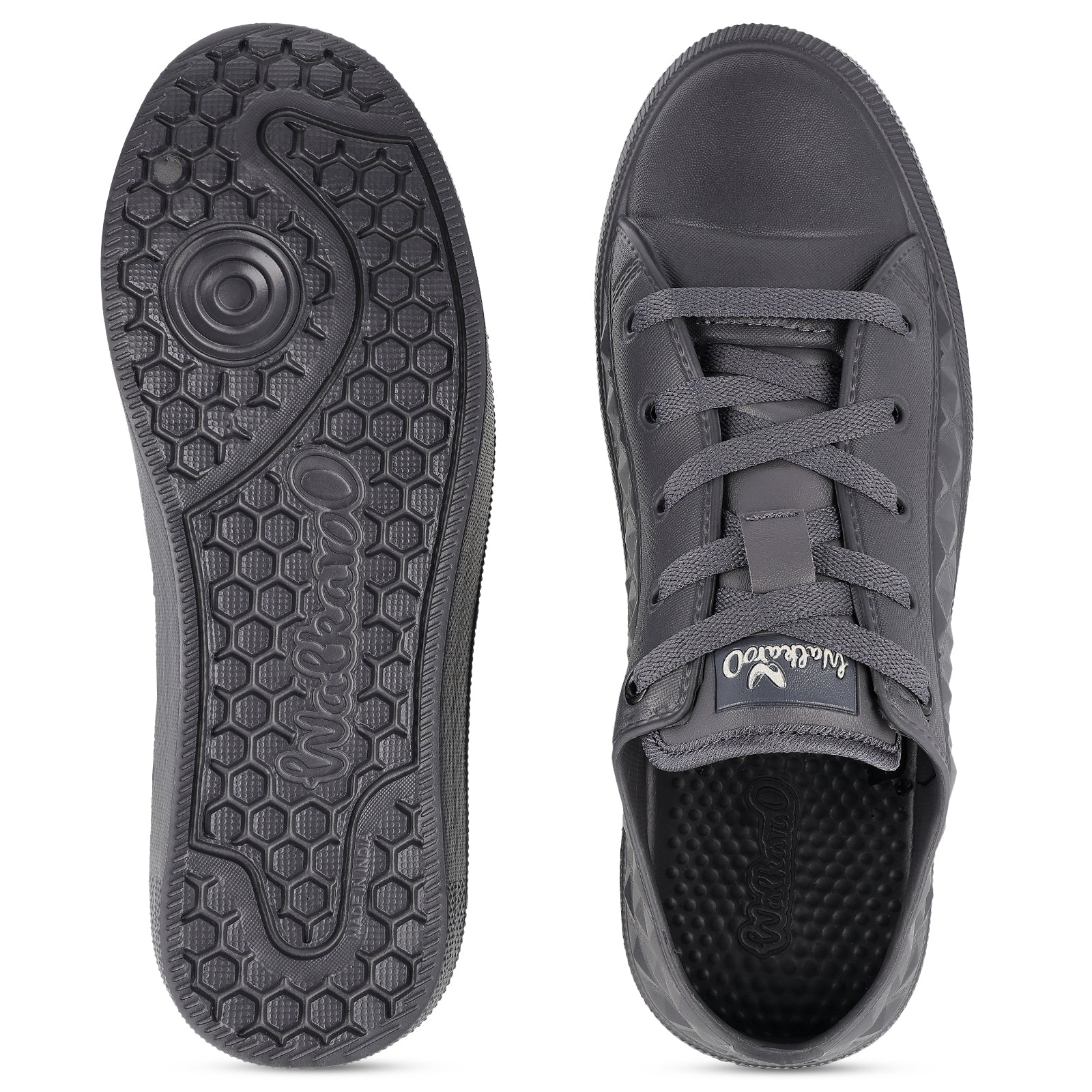 SNEAKEEZ Men's Rain Shoes - WC8791 Dark Grey
