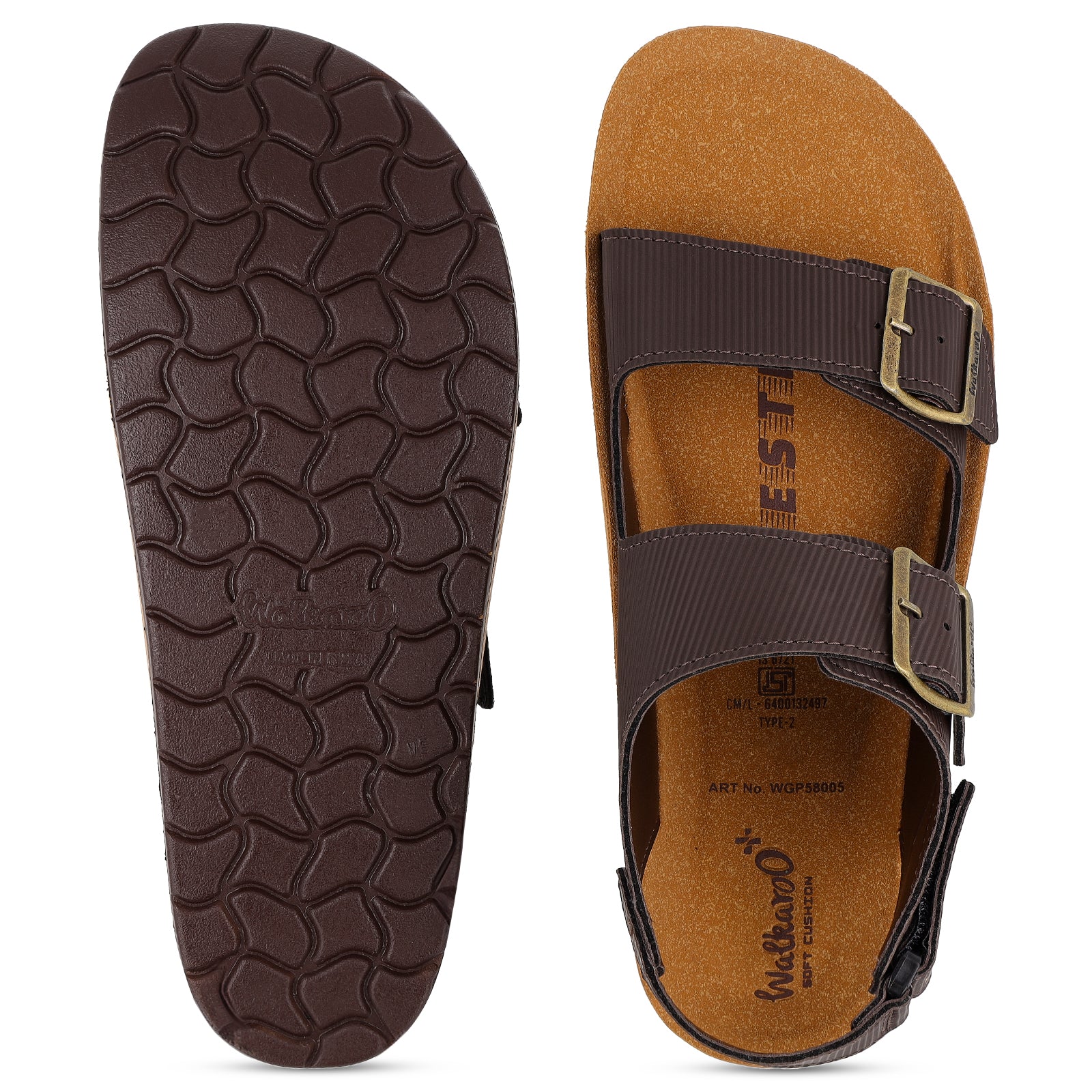 Men's Daily Wear Sandals - WGP58005 Brown