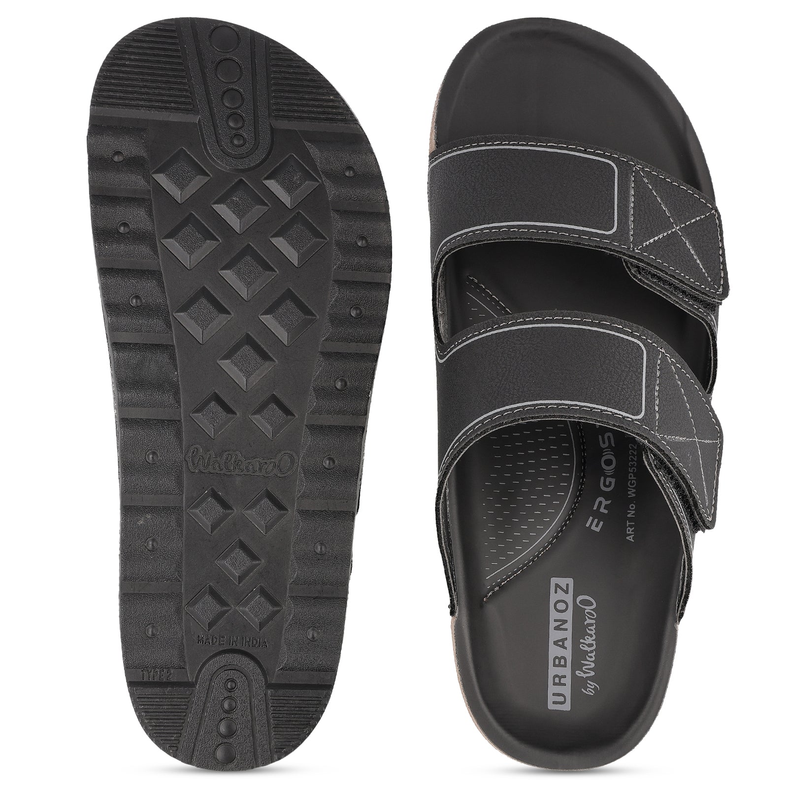 Men's Comfort Sandals -WGP53222 Black
