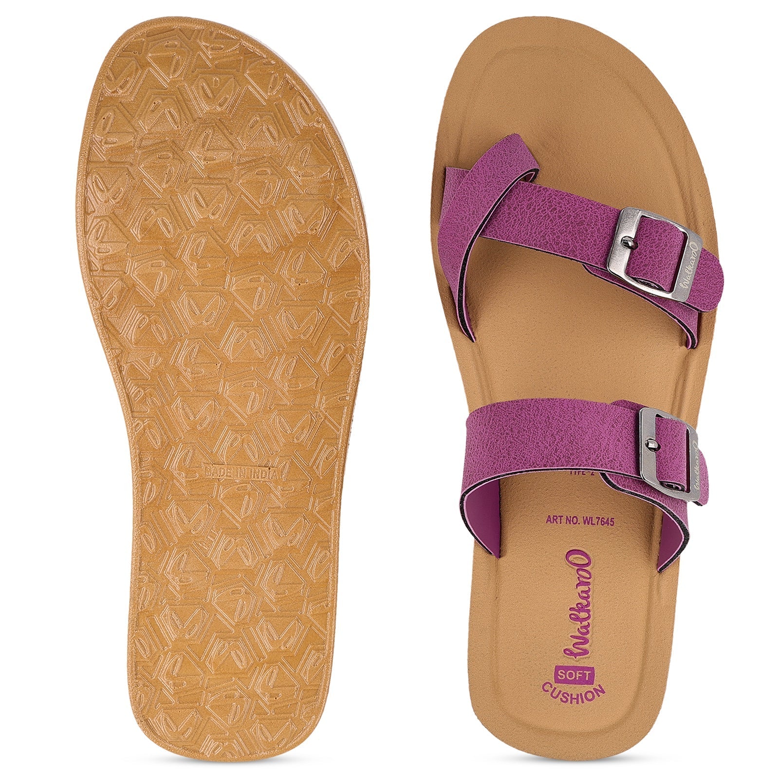 Women's Daily Wear Sandals  - WL7645 Plum