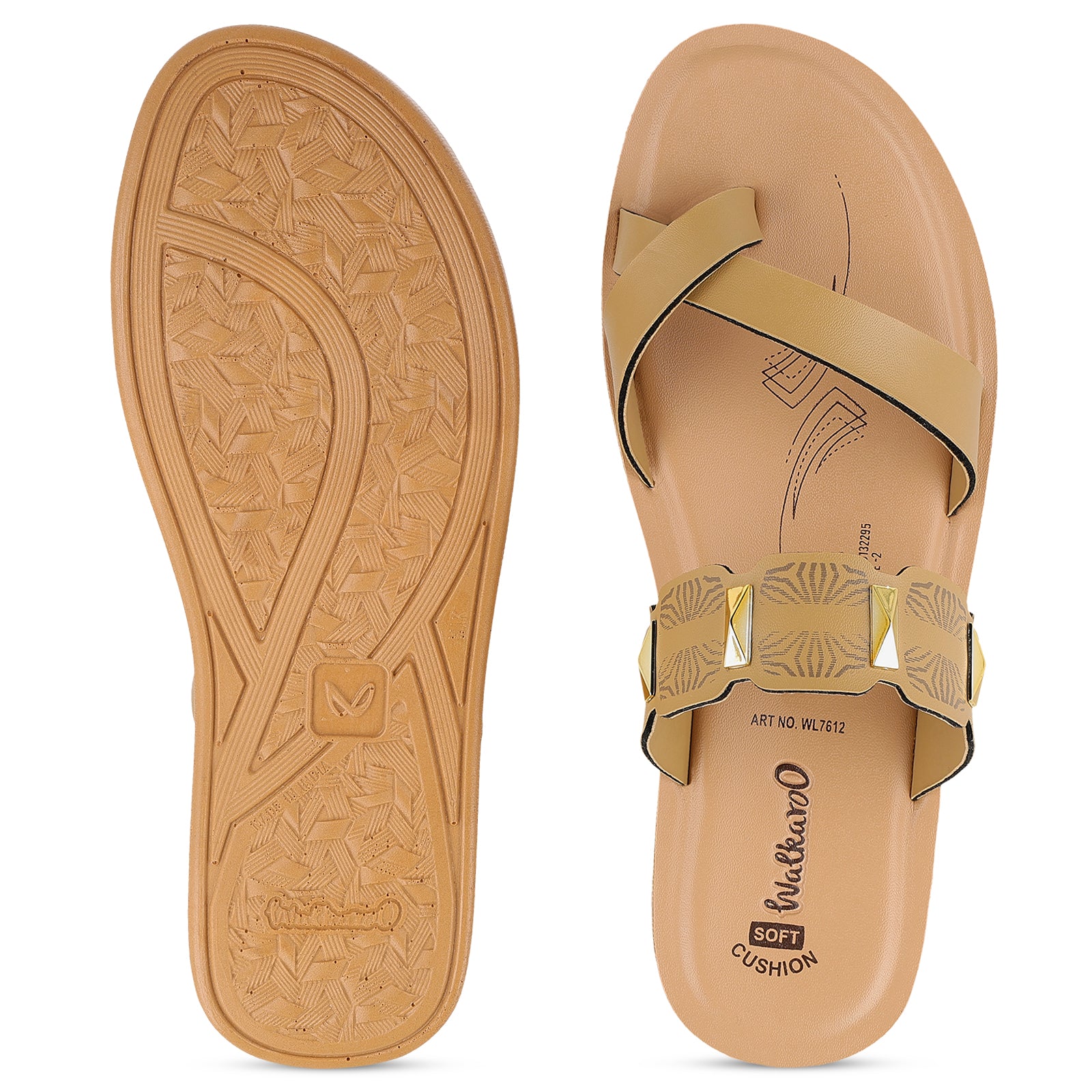 Women's Daily Wear Sandals  - WL7612 Beige