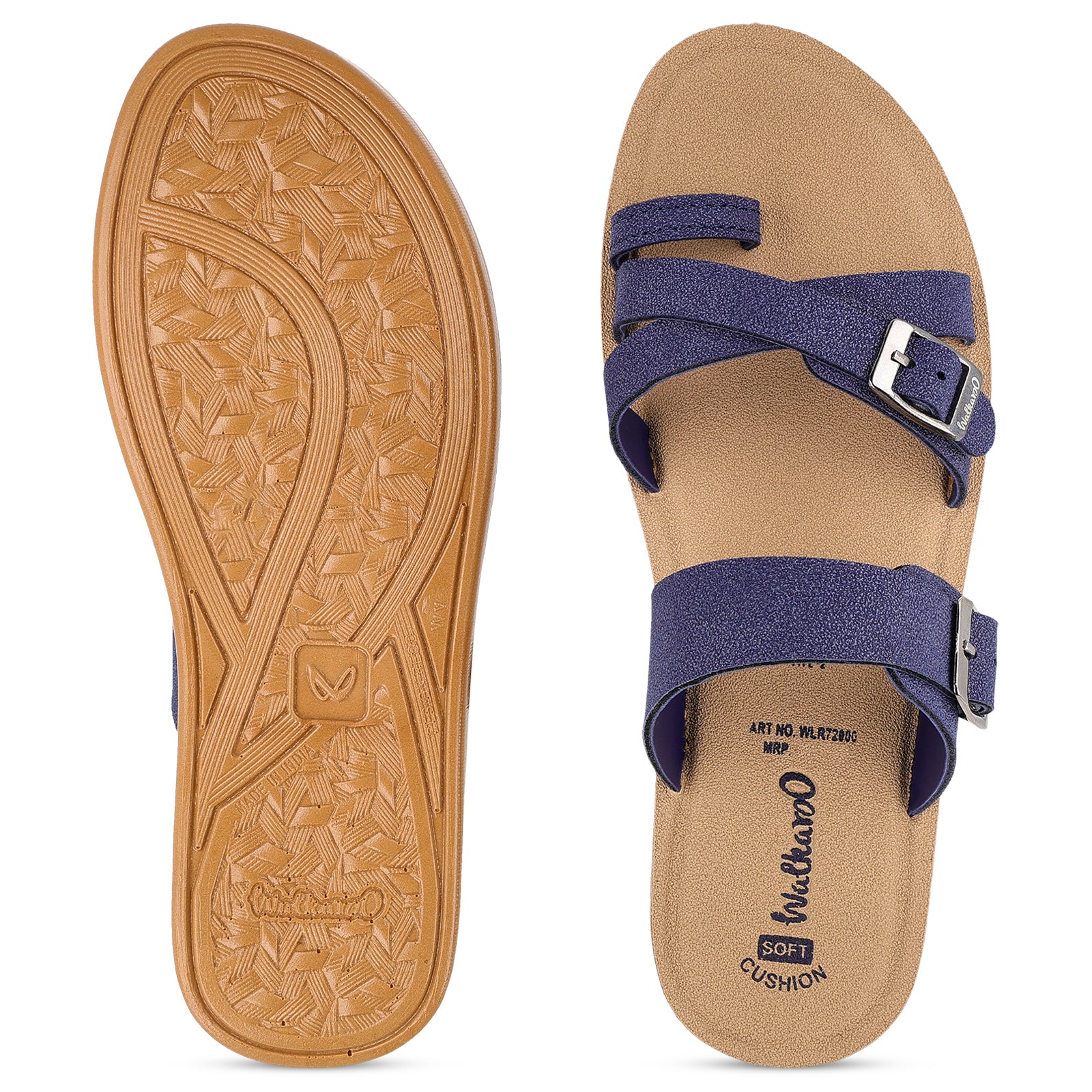 Women's Daily Wear Sandal  - WLR72000 Blue Beige