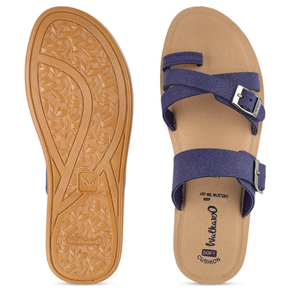 Women's Daily Wear Sandal  - WLR72000 Blue Beige