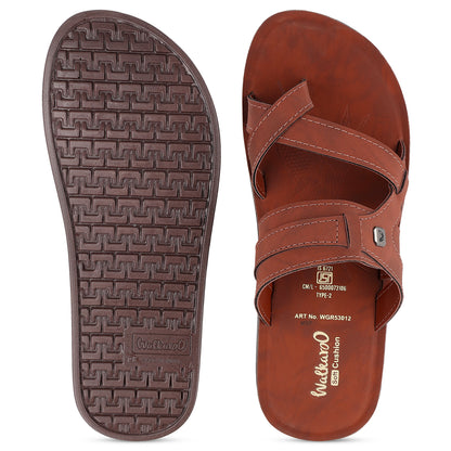 Men's Daily Wear Sandals - WGR53012 Barn Red