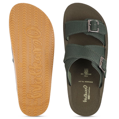 Men's Daily Wear Sandals - WGR53045 Olive