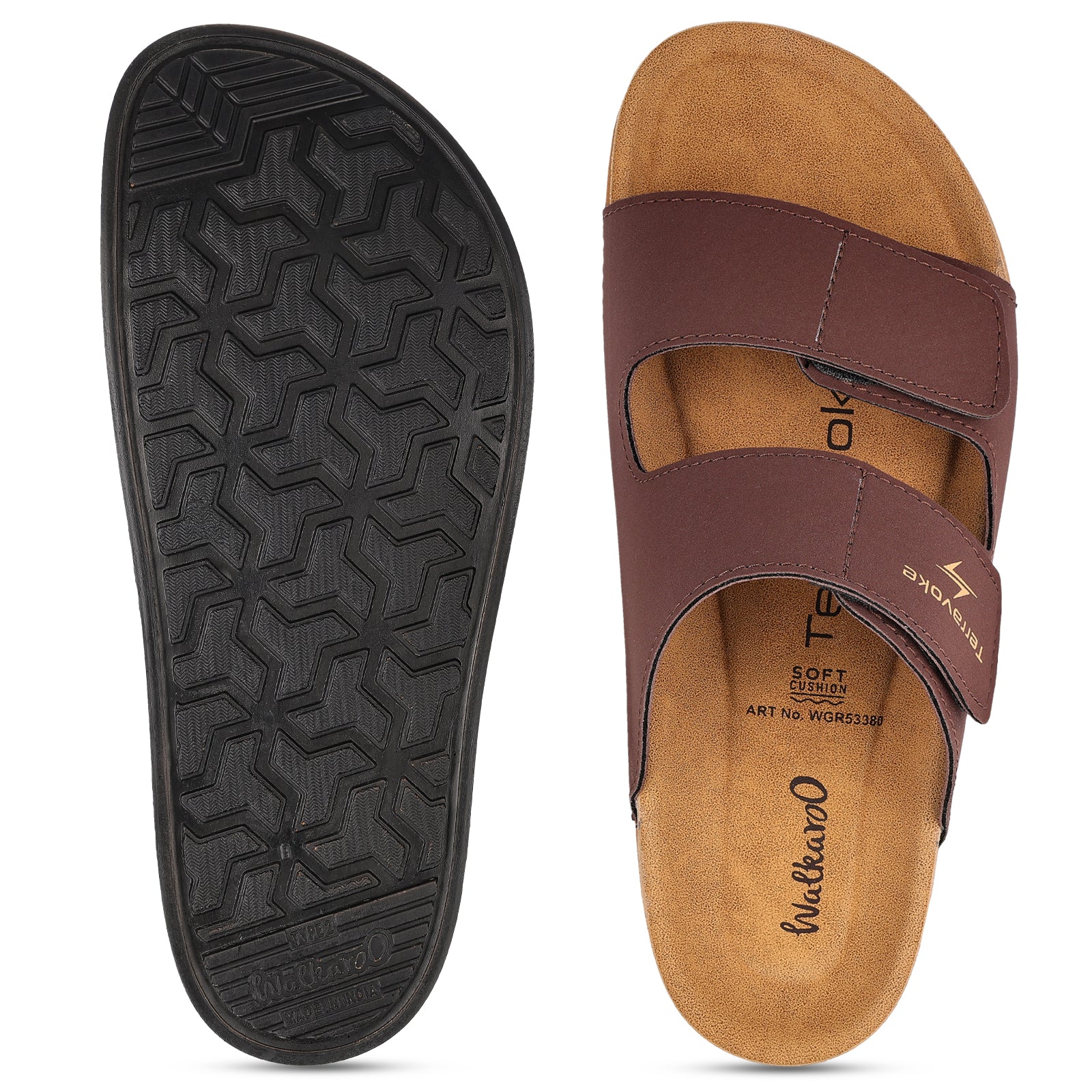 Men's Daily Wear Sandals - WGR53380 Brown