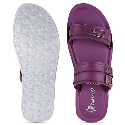 Women's Daily Wear Sandals  - WLR74004 Plum