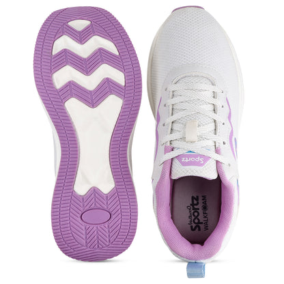 URBAN Women's Lace-up Sports Shoe - WS9919 White