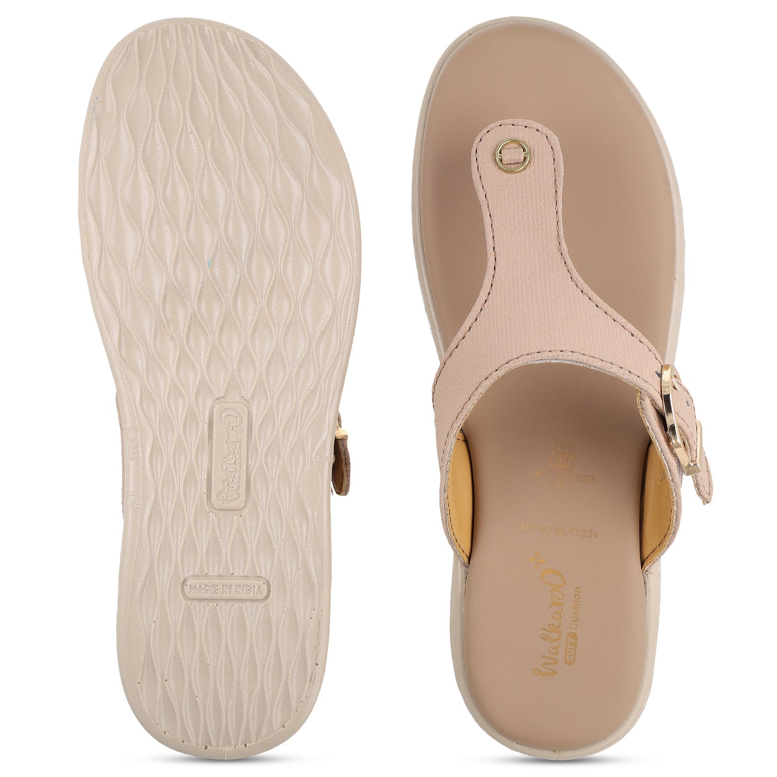Women's Daily Wear Sandals - WLP71234 French Beige