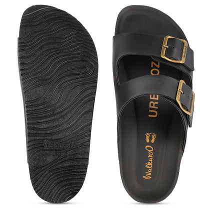Men's Comfort Sandals - WGE53354 Full Black