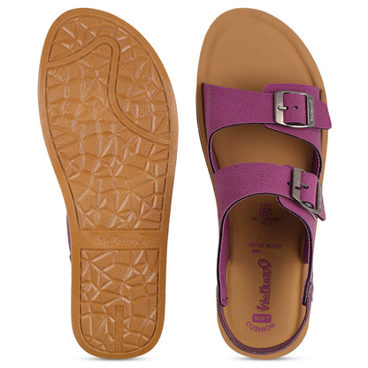 Women's Daily Wear Sandals  - WL7877 Plum
