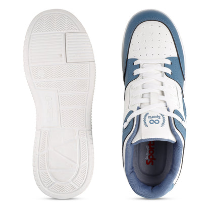 Men's Sports Sneakers - SGE24001 White Blue
