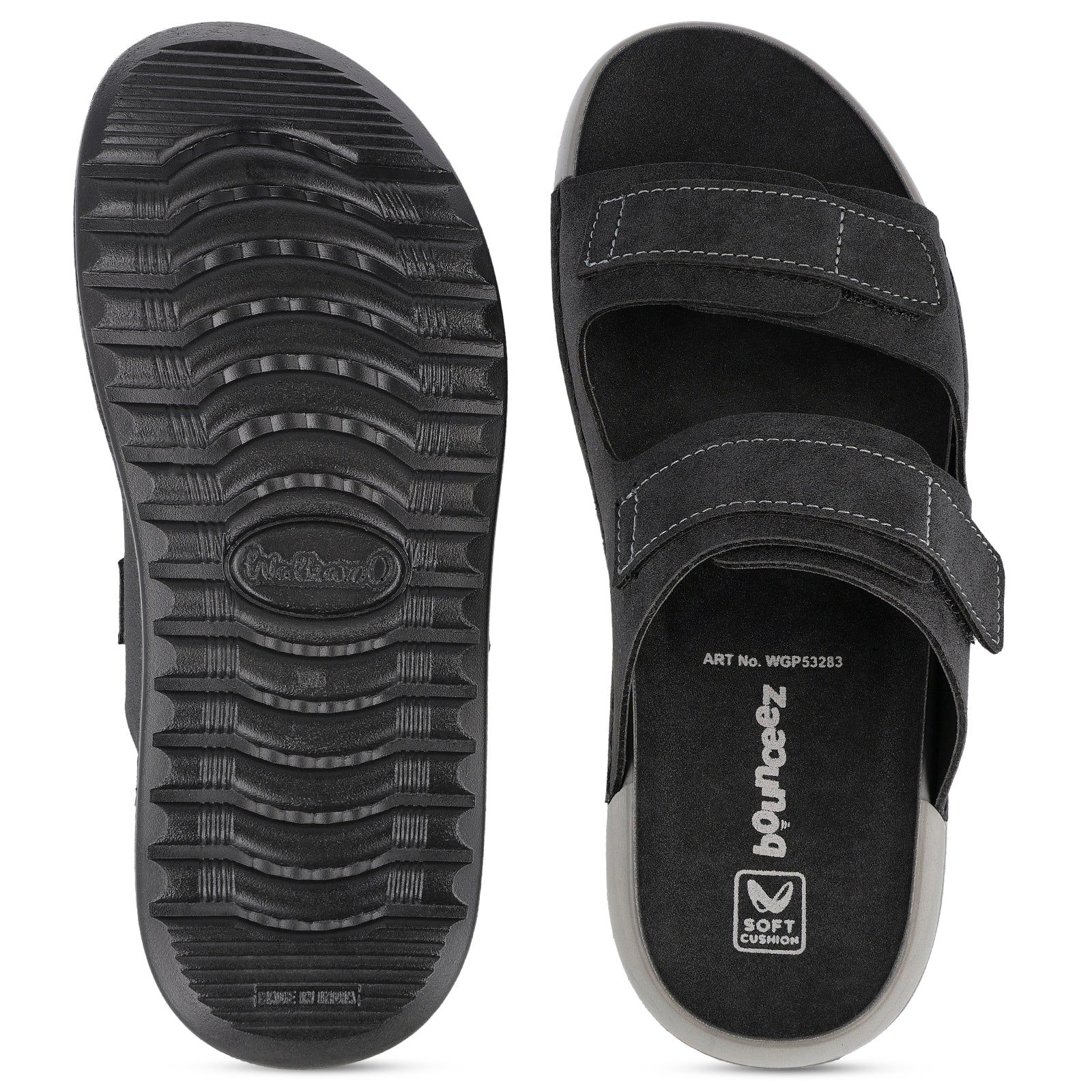 Men's Daily Wear Comfort Sandals - WGP53283 Black