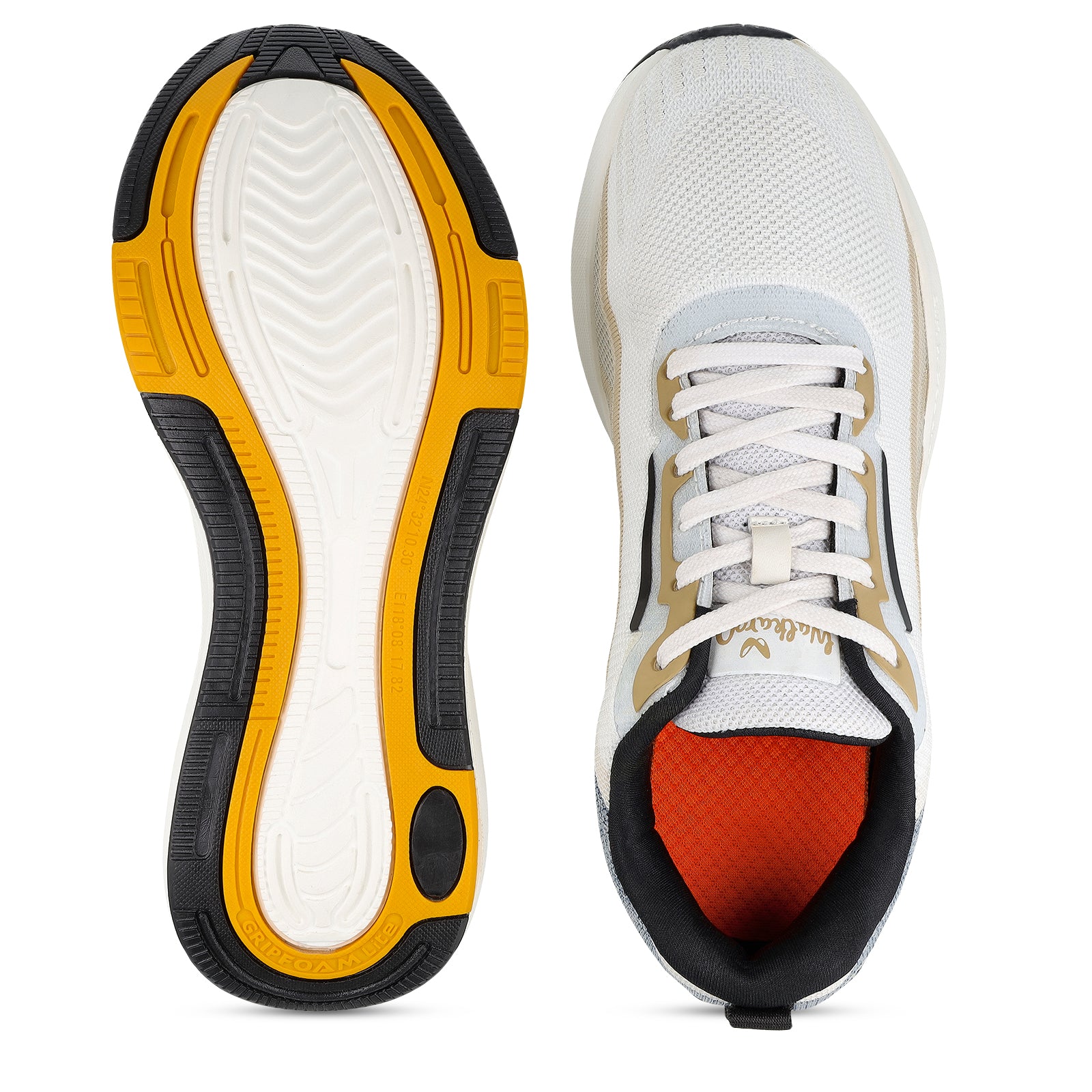 Men's Lace-up Sports Shoe - WS9106 Beige