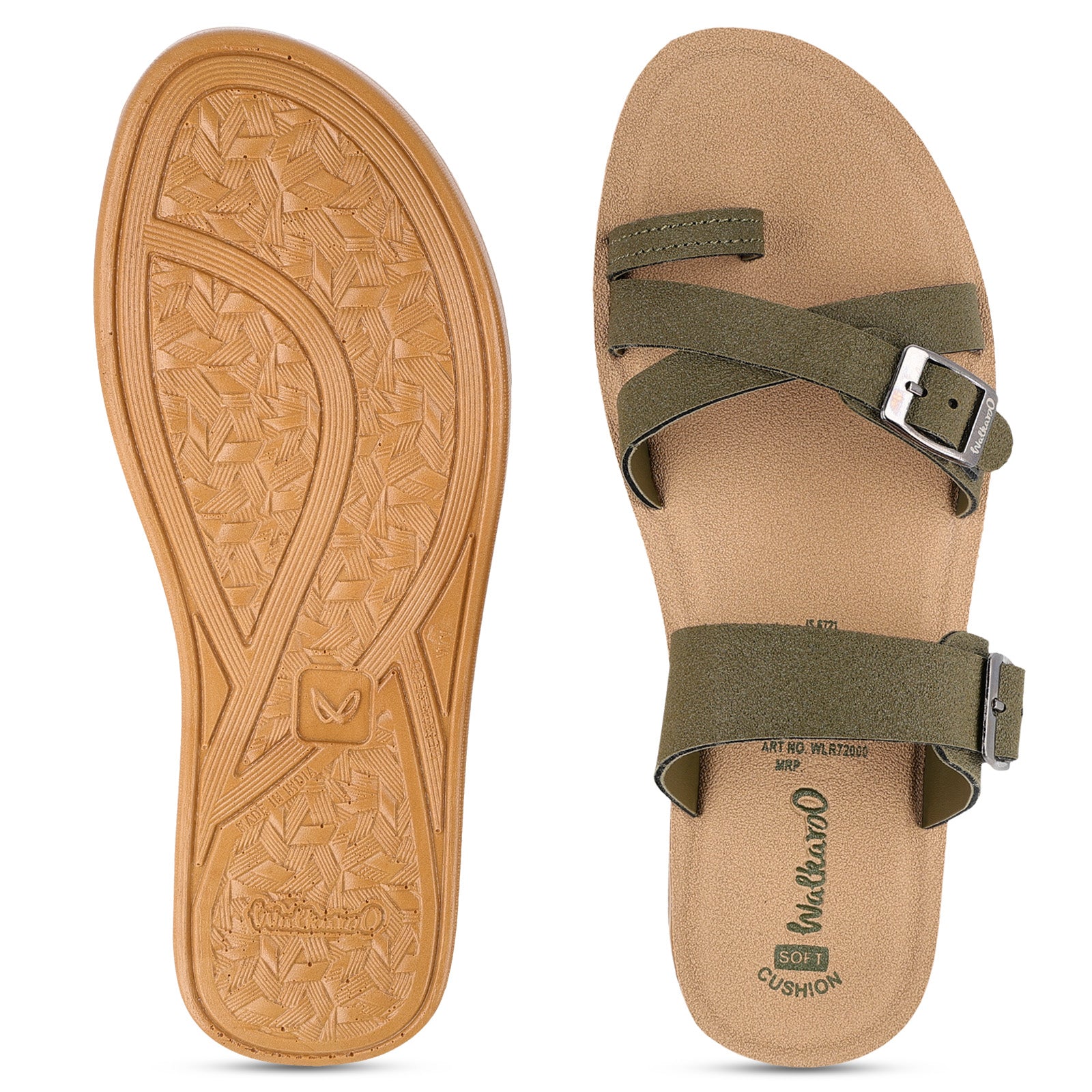Women's Daily Wear Sandals  - WLR72000 Olive Beige