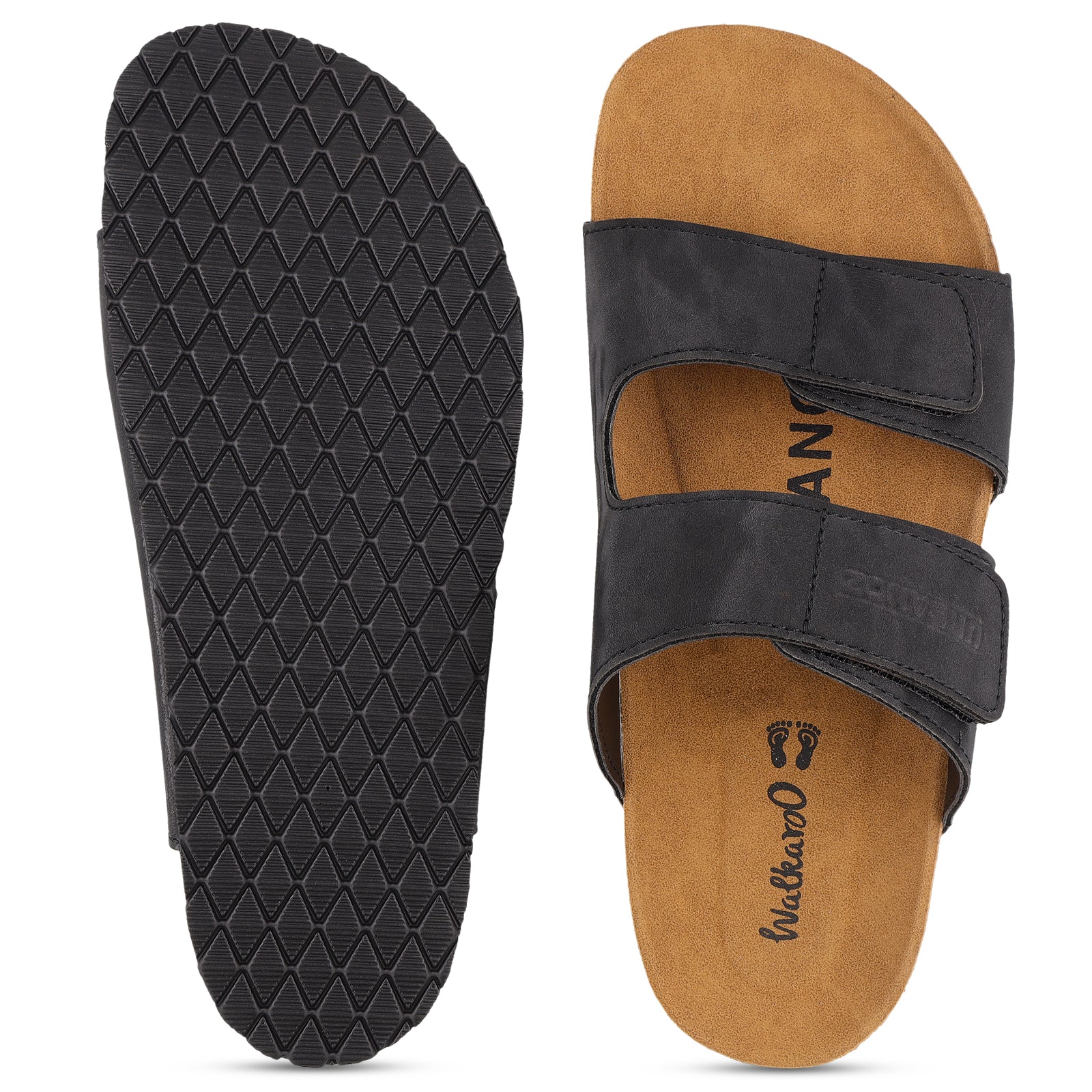URBANOZ Men's Comfort Sandals - WGE53068 Black