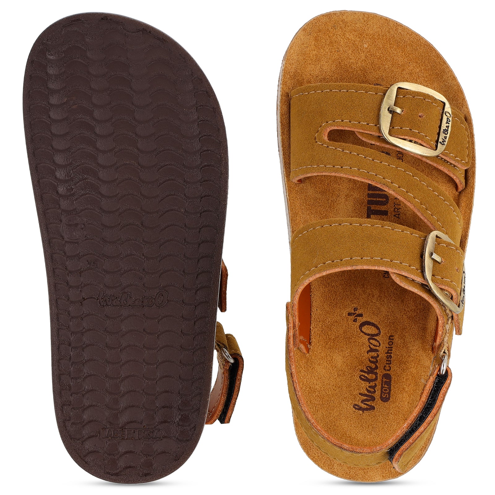 Kid's Daily Wear Sandal  - WKP80002 Camel