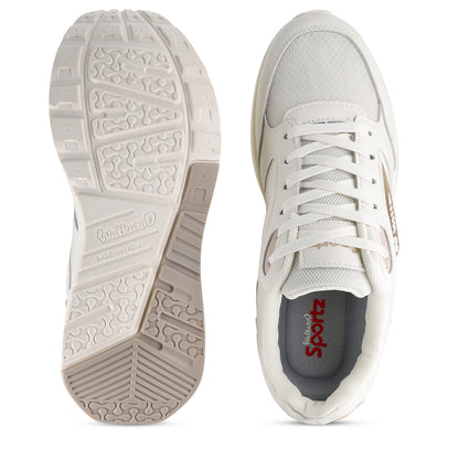 Men's Sports Sneakers - SGE24002 White Beige