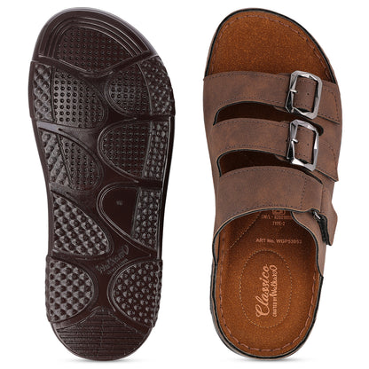 Men's Daily Wear Comfort Sandals - WGP53053 Brown