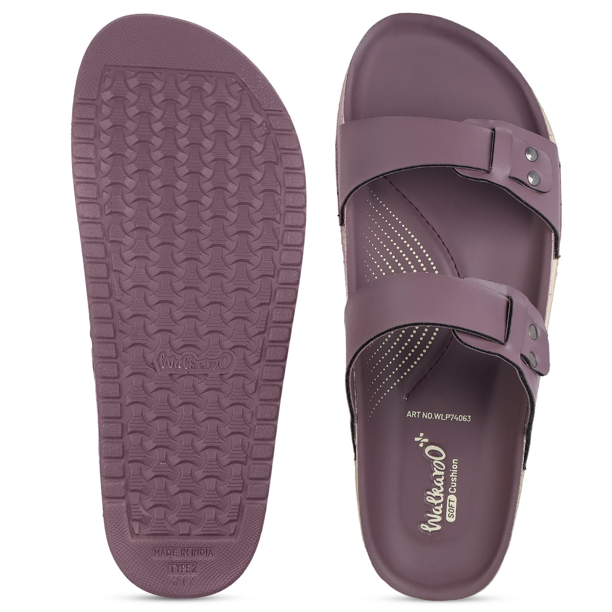 Women's Comfort Sandals - WLP74063 Mulberry