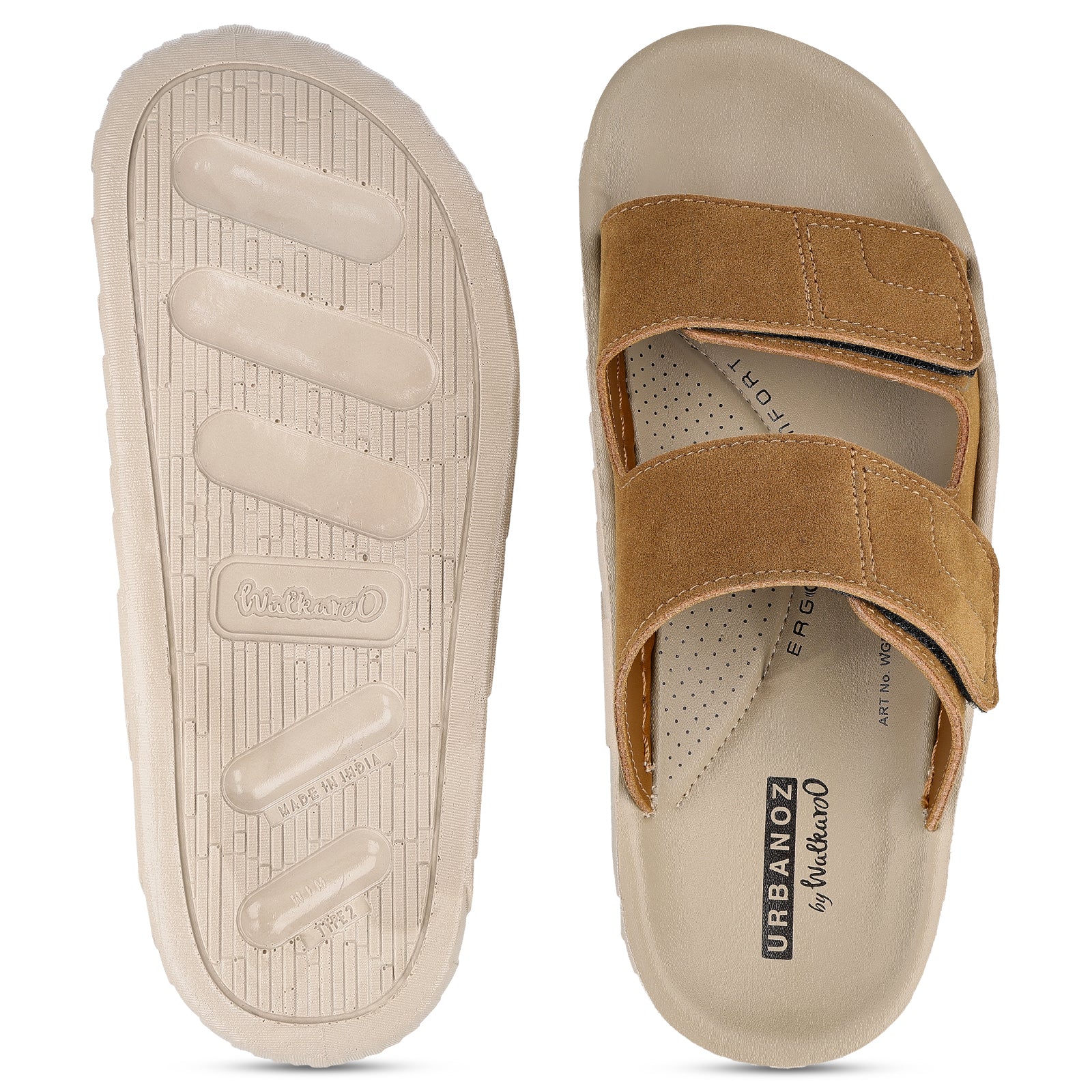 Men's Daily Wear Sandals - WGP53410 Tan