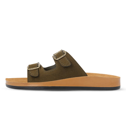 Women's Daily Wear Sandals - WE2362 Green Beige