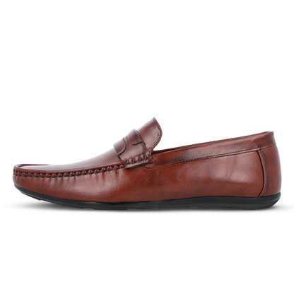 Men's Loafer Formal Shoes 17142 Brown – Walkaroo Footwear