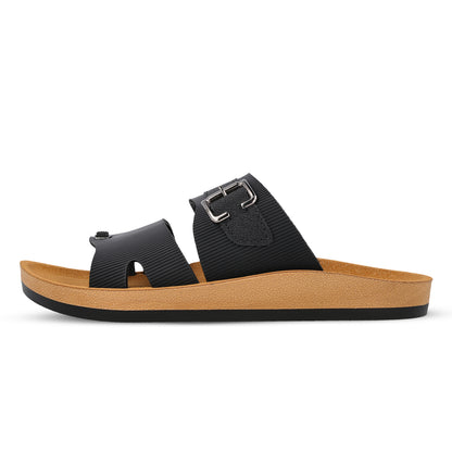 Men's Daily Wear Comfort Sandals - WGP53187 Black