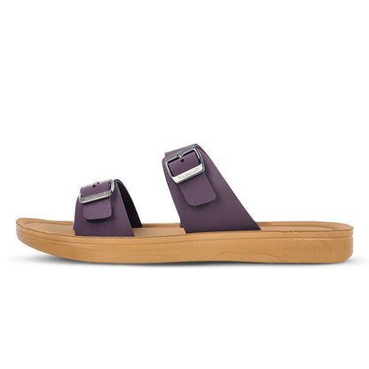 Women's Daily Wear Sandals  - WL7581 Purple Beige