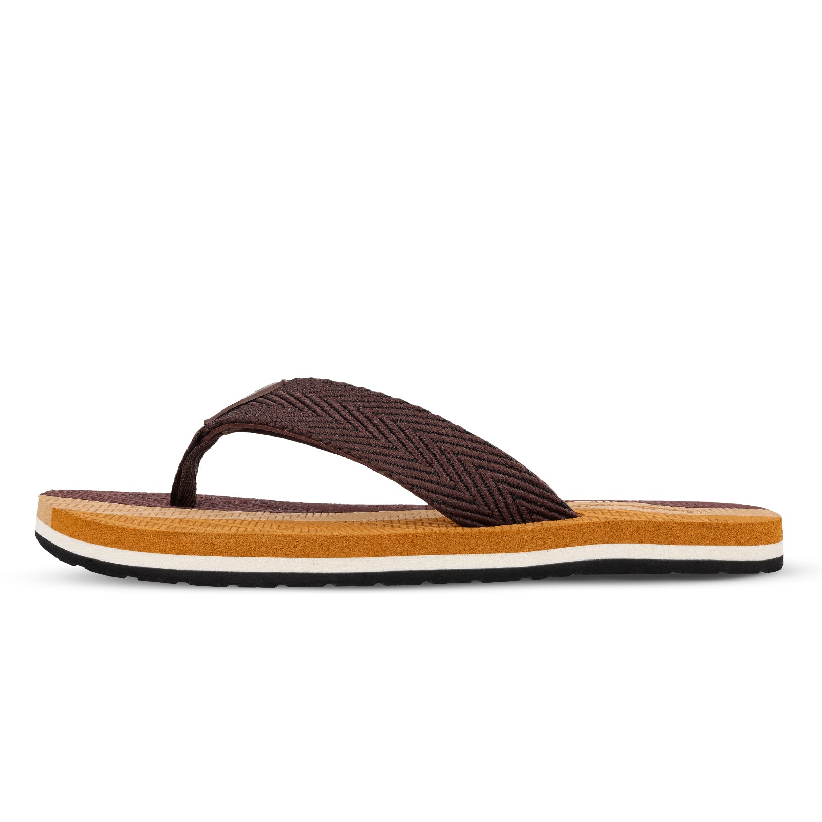 Men's Flip-Flop Slippers - WC6613 Brown Tan