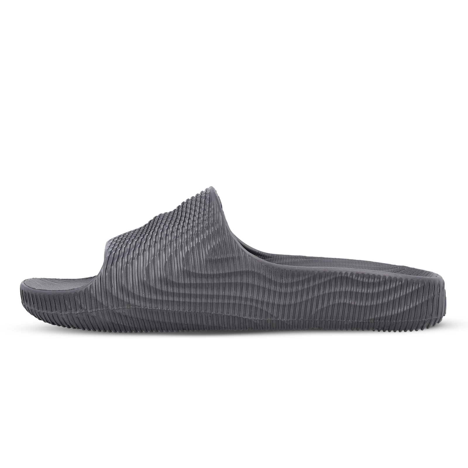 Men's Flip Flop Sliders  - WC8828 Dark Grey
