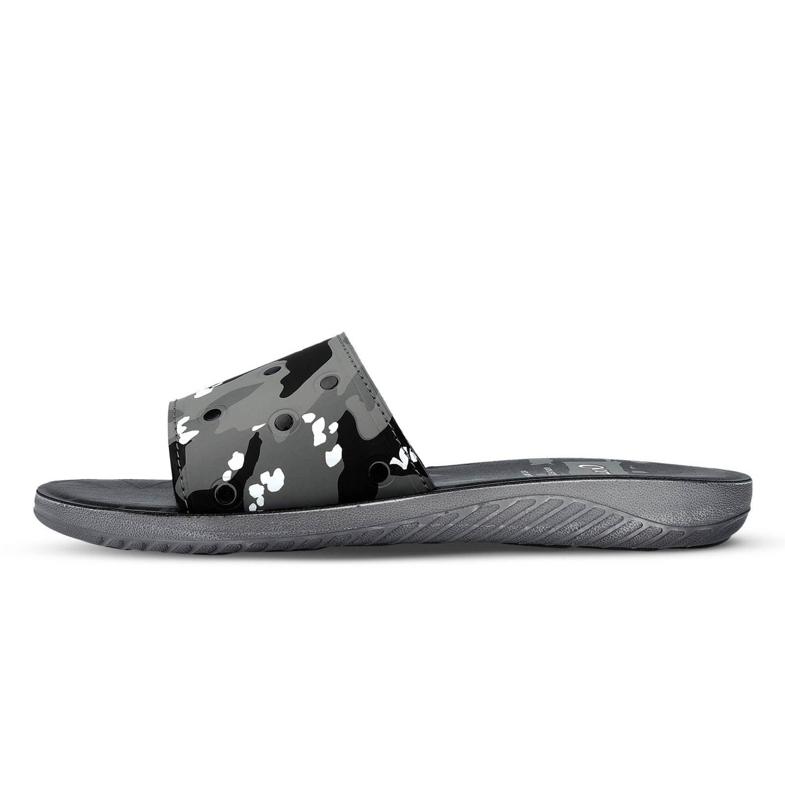 Printed Men's Slider - WE1324 Black