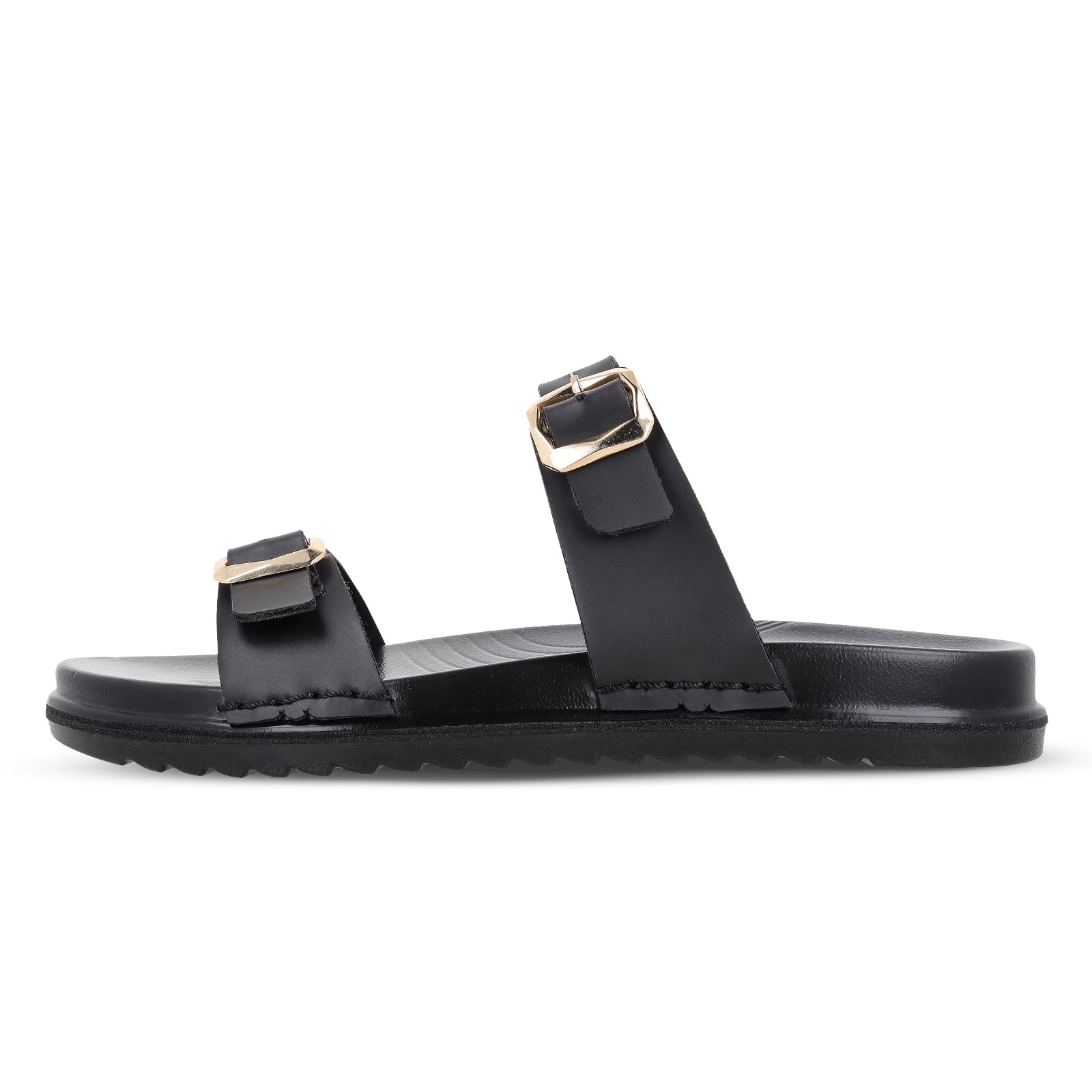 Women's Daily Wear Comfort Sandals - WLP74044 Black
