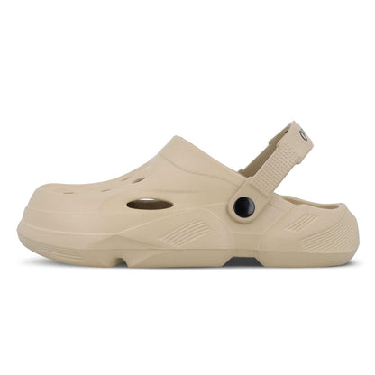Walkaroo Mens Clogs  - WC8721 Khaki