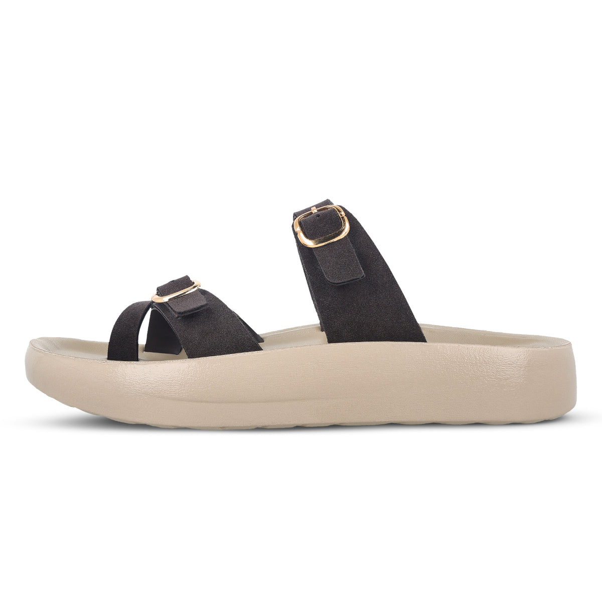 Women's Daily Wear Sandals - WLP72046 Chocolate