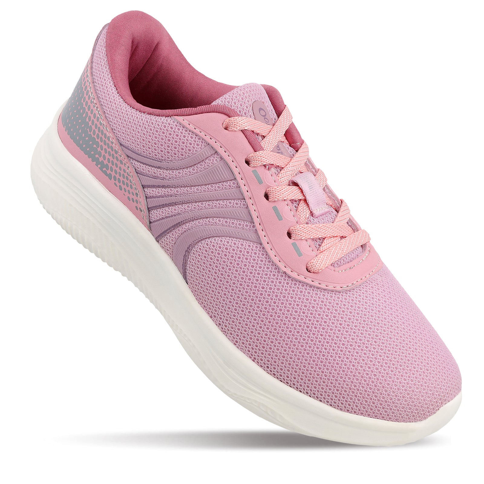 Women's Lace-up Sports Shoe - WS3268 Peach