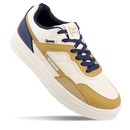 Men's Sports Sneakers - SGE24005 White Beige