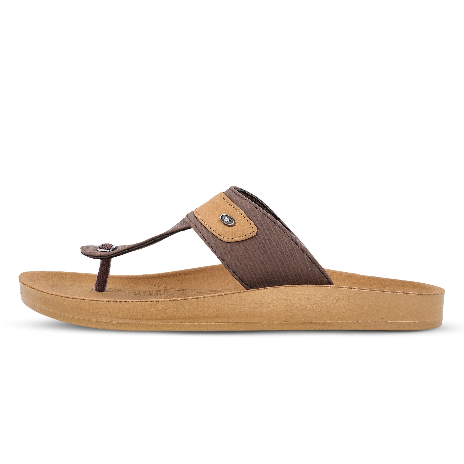 Men's Daily Wear Sandals - WGR53031 Mocha Brown