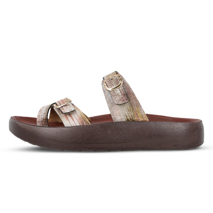 Women's Daily Wear Sandals - WLP72046 Brown