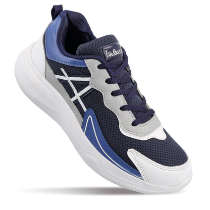 Men's Lace-up Sports Shoes - WS3114 Navy Blue
