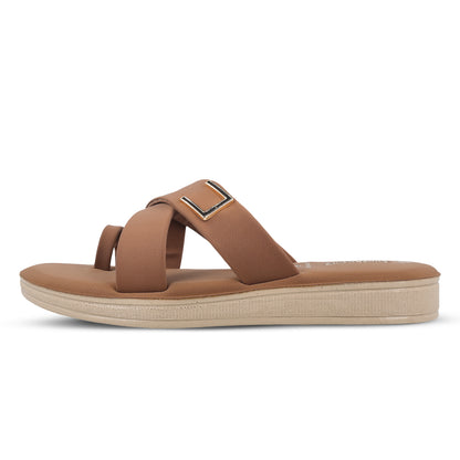 Women's Daily Wear Sandals  - WLR72087 Toffee