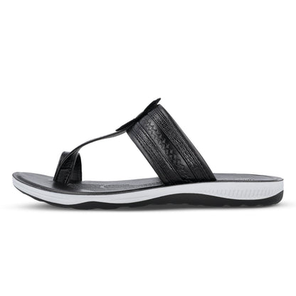 Men's Kolhapuri Chappal - WE1343 Black