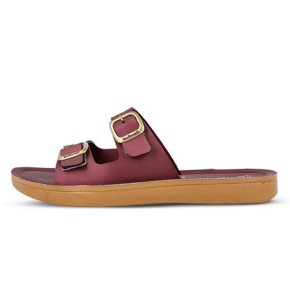 Women's Daily Wear Sandals - BX2554 Burgundy