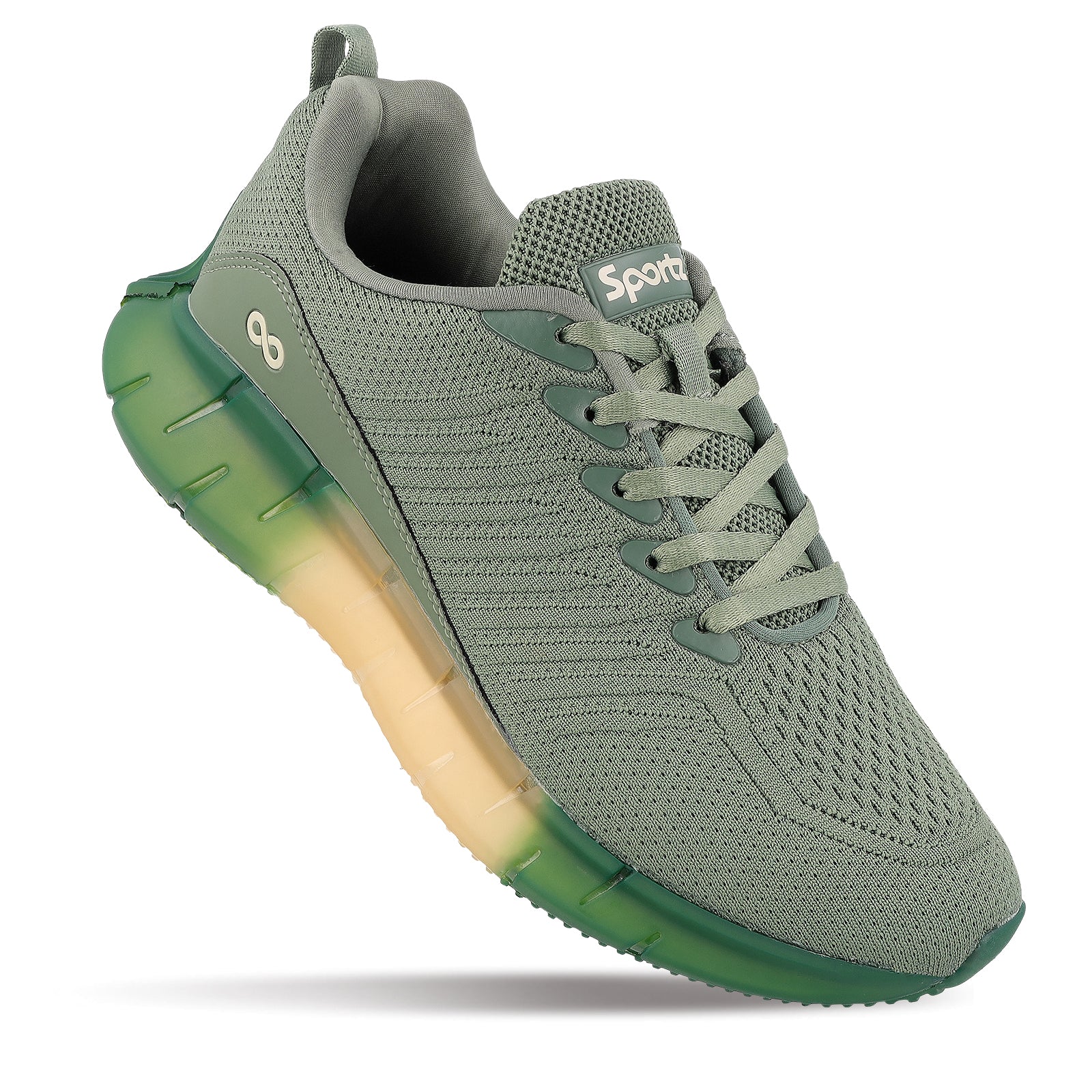 Men's Lace-up Walking Shoe - WS9101 Olive