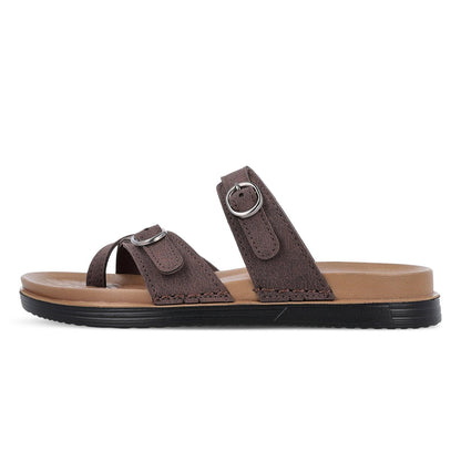 Women's Daily Wear Comfort Sandals - WE2501 BROWN