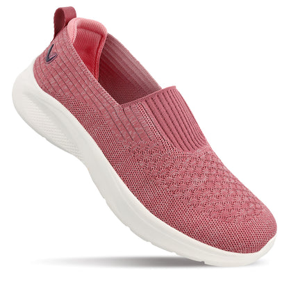 Women's Slip-on Walking Shoe - WS3266 Peach