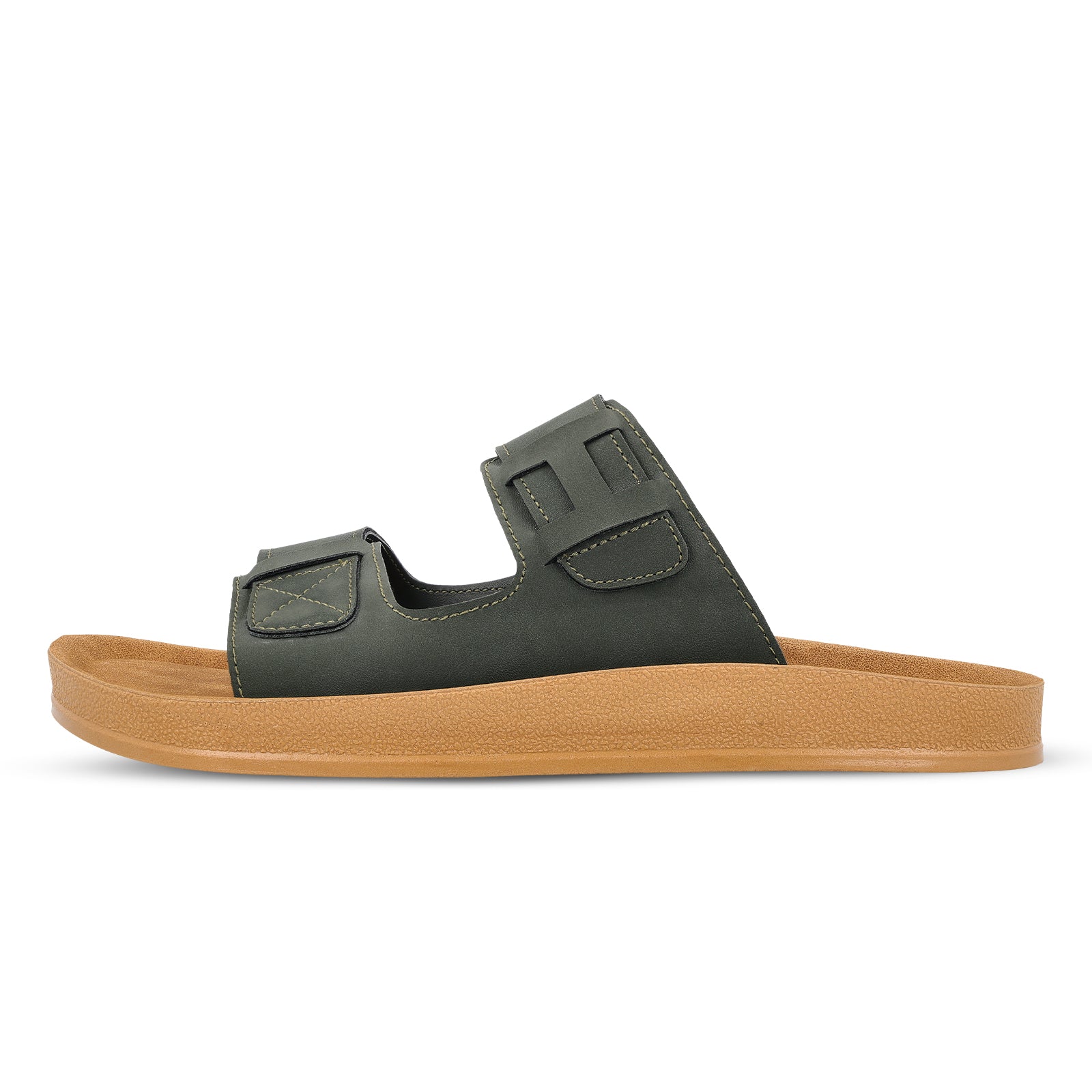 Buy Men's Daily Wear Sandals - WGR53211 Olive Online