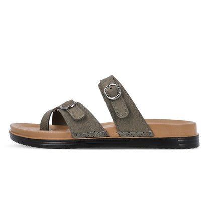 Women's Daily Wear Comfort Sandals - WE2501 OLIVE
