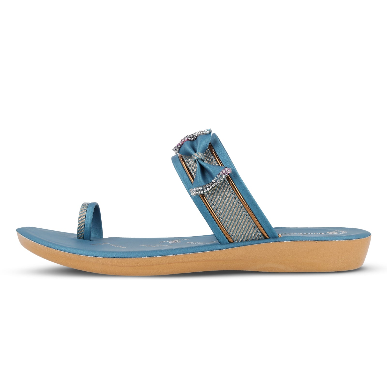 Women's Daily Wear Sandals  - WLR74507 Peacock Blue