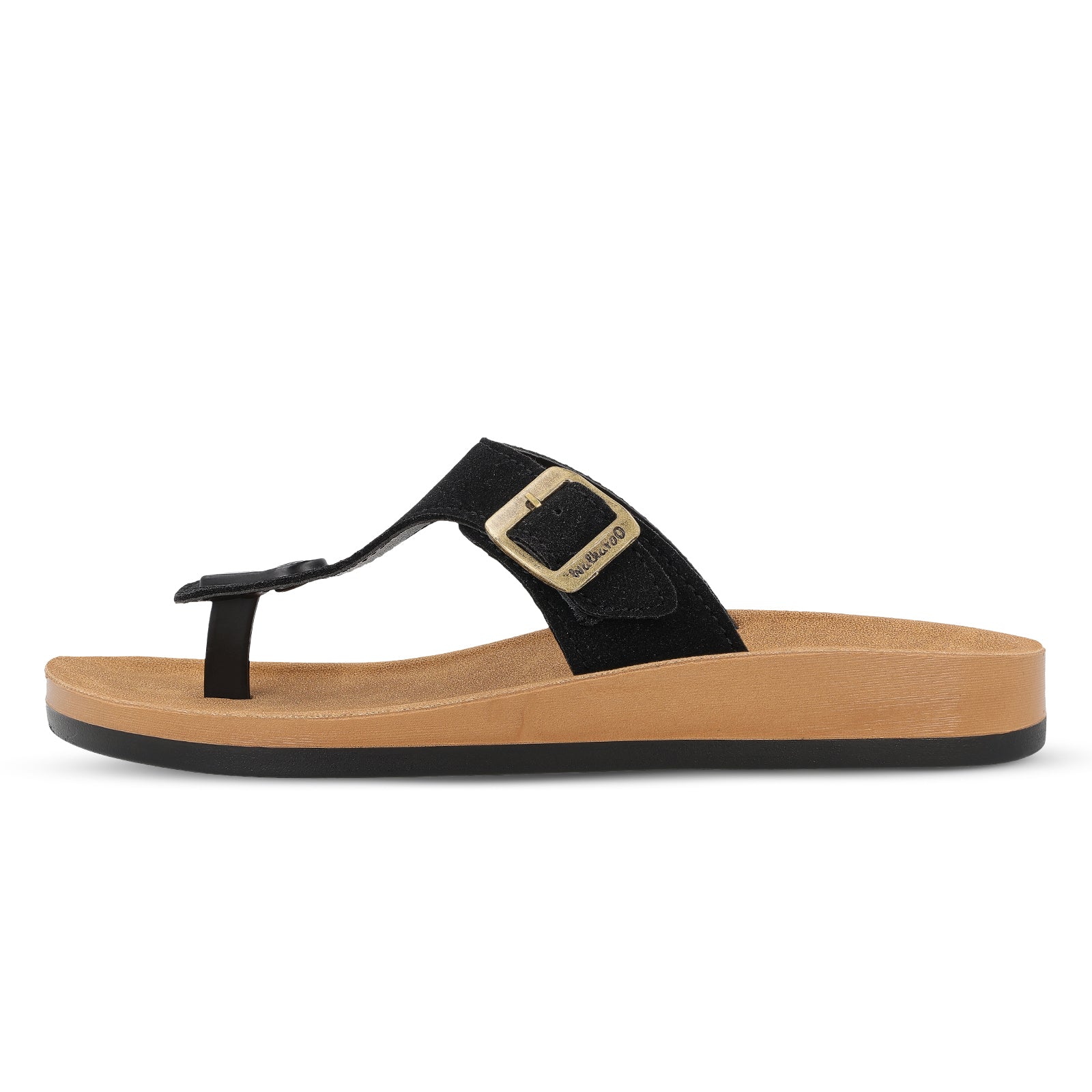 Women's Daily Wear Sandals - WE2349 Black Beige